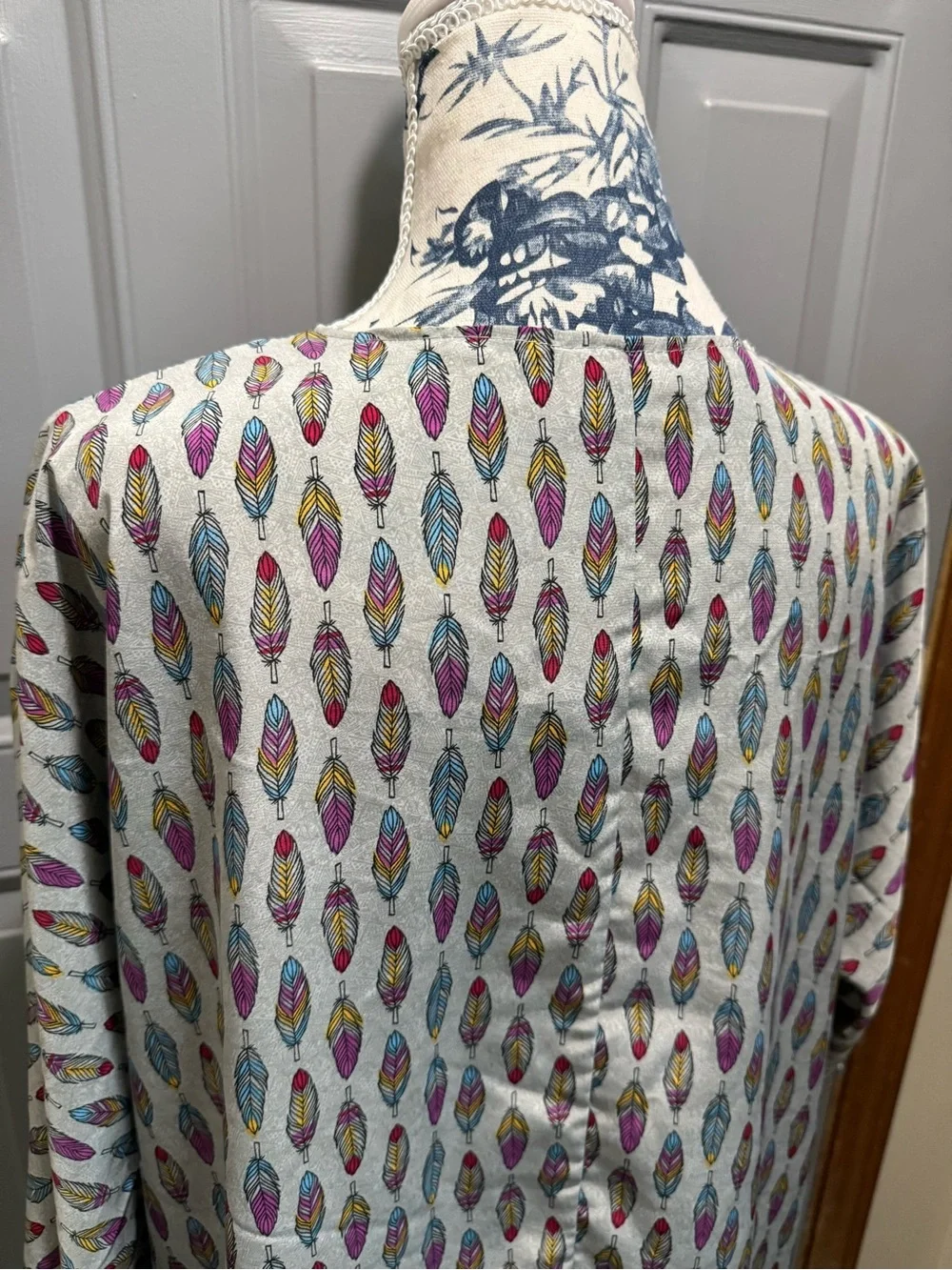 Colorful feathers shawl by LuLaRoe size small (oversized)